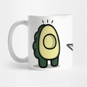 Pixxa Avocado Impostor Among Us Kupa Bardak