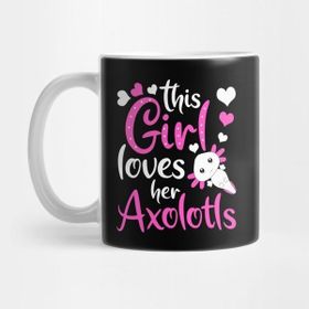Pixxa Axolotl Axolotls Mexican Walking Fish Gift Present Kupa Bardak