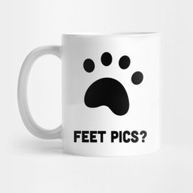 Pixxa Ayak Fotoğrafları Kedi Patisi Kupa Bardak