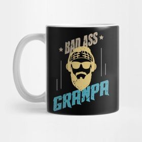 Pixxa Badass Grandpa Kupa Bardak