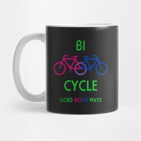 Pixxa Bi Cycle Goes Both Ways Bisexual Kupa Bardak