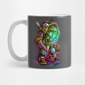 Pixxa Bioshock Big Daddy Whos Your Daddy Kupa Bardak
