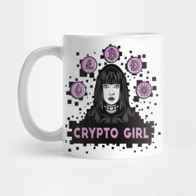 Pixxa Bitcoin Kripto Para Girl Kupa Bardak