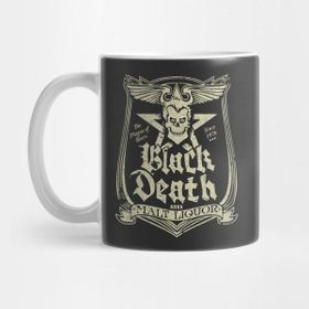 Pixxa Black Death Malt Liquor Vintage Kupa Bardak