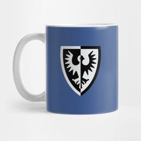Pixxa Black Falcon Shield Logo Kupa Bardak