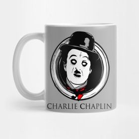 Pixxa Black Metal Charlıe Chaplın Kupa Bardak