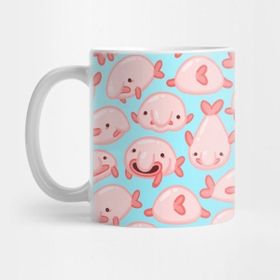 Pixxa Blobfish Pattern Kupa Bardak