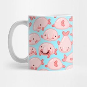 Pixxa Blobfish Pattern Kupa Bardak