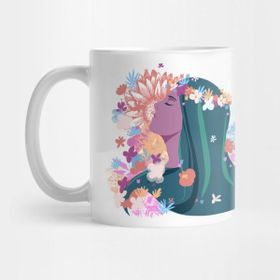 Pixxa Blooming Flora Lady Kupa Bardak
