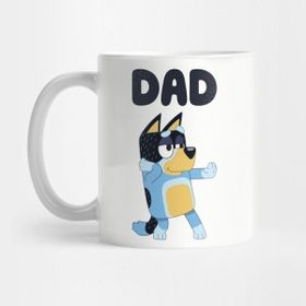 Pixxa Bluey Dad Kupa Bardak