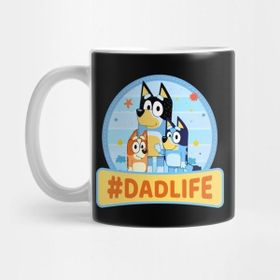Pixxa Bluey Dad Lover Forever For Men Woman Kid Kupa Bardak