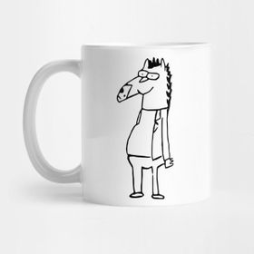 Pixxa Bojack Horseman Bojack Piece Of Shit Kupa Bardak