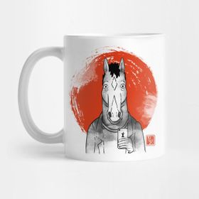 Pixxa Bojack Horseman Bojack Sumi-E Kupa Bardak