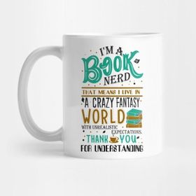 Pixxa Book Nerd Kupa Bardak