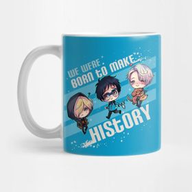 Pixxa Born To Make History Yuri On Ice Kupa Bardak
