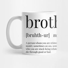 Pixxa Brother Erkek Kardeş Kelime Anlamı Definition Kupa Bardak