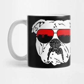 Pixxa Bulldog With Athens Skyline Kupa Bardak