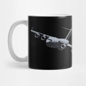 Pixxa C-17 Globemaster Iıı Transport Airplane Plane Kupa Bardak