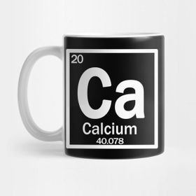 Pixxa Calcıum Ca Chemical Element Kupa Bardak