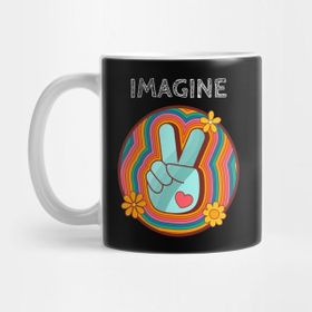 Pixxa Can You Imagine Peace Barış Kupa Bardak