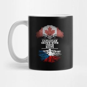 Pixxa Canadian Grown With Czech Roots Gift For Czech With Roots From Czech Republic Kupa Bardak