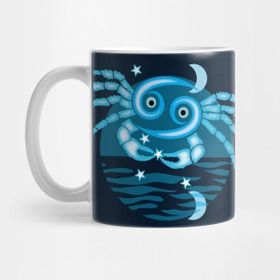Pixxa Cancer Zodiac Sign Crab Symbol Kupa Bardak