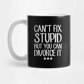 Pixxa Can't Fix Stupid But You Can Divorce It Kupa Bardak