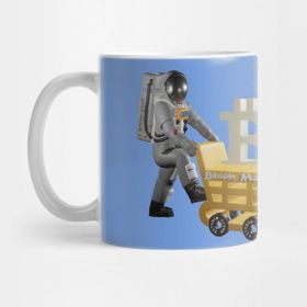 Pixxa Captain Hodl Bitcoin Manor Logo Kupa Bardak