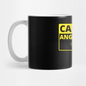 Pixxa Caution Angry Gamer Oyuncu Kupa Bardak