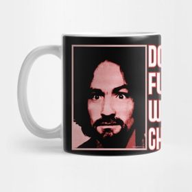 Pixxa Charles Manson With Chuck! Kupa Bardak