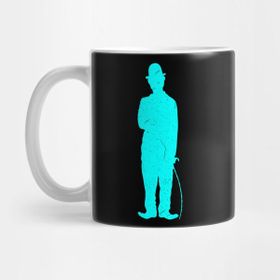 Pixxa Charlie Chaplin Cyan Kupa Bardak