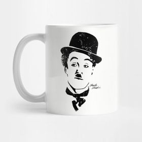 Pixxa Charlie Chaplin Silent Film Kupa Bardak