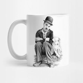 Pixxa Charlie Chaplin Sketch Kupa Bardak