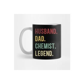 Pixxa Chemist Funny Vintage Retro Shirt Husband Dad Chemist Legend Kupa Bardak