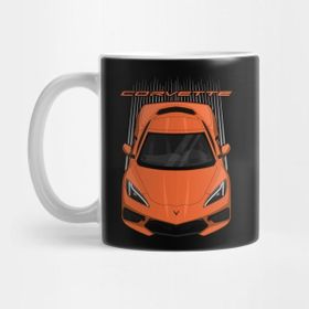 Pixxa Chevrolet Corvette C8 2020 Sebring Orange Kupa Bardak
