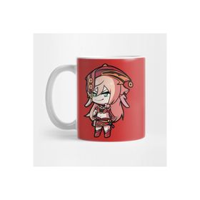 Pixxa Chibi Yanfei Genshin Impact Kupa Bardak