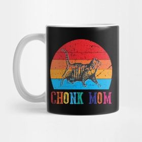 Pixxa Chonk Mom Chonk Scale Cat Meme Kupa Bardak