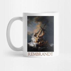 Pixxa Christ In The Storm On The Sea Of Galilee By Rembrandt Van Rijn Kupa Bardak