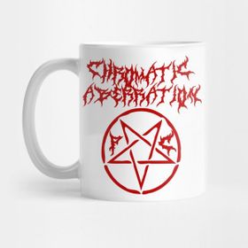 Pixxa Chromatic Aberration Black Metal Meme Pc Gaming, Goth, Band Kupa Bardak