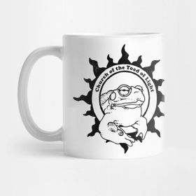 Pixxa Church Of The Toad Of Light Psychedlic Frog Licking (Distressed) Kupa Bardak
