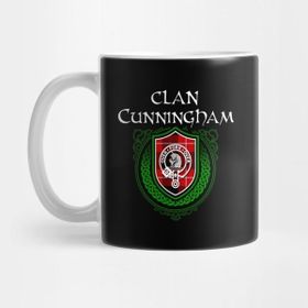 Pixxa Clan Cunningham Surname Scottish Clan Tartan Crest Badge Kupa Bardak