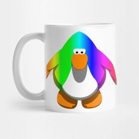 Pixxa Club Penguin Rainbow Kupa Bardak