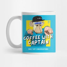 Pixxa Coffee With Captain Nft Kupa Bardak
