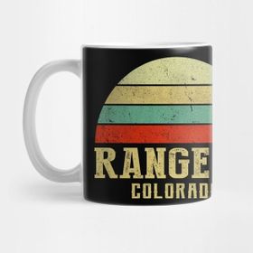 Pixxa Colorado - Vintage Retro Sunset Rangely Co Kupa Bardak