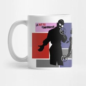 Pixxa Colored Blocked Noir Silhouettes Kupa Bardak