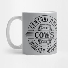 Pixxa Cows Barrel Logo Black Kupa Bardak