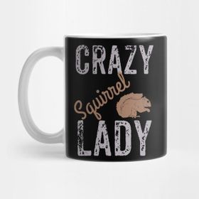 Pixxa Crazy Squirrel Lady Kupa Bardak