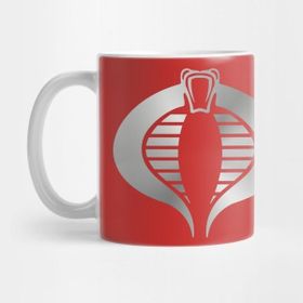Pixxa Crimson Guard Silver Cobra Logo Kupa Bardak