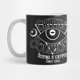 Pixxa Cryptid Solutions (Black) Kupa Bardak