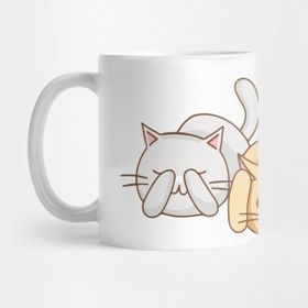 Pixxa Cute Cats See No, Hear No, Speak No Kupa Bardak